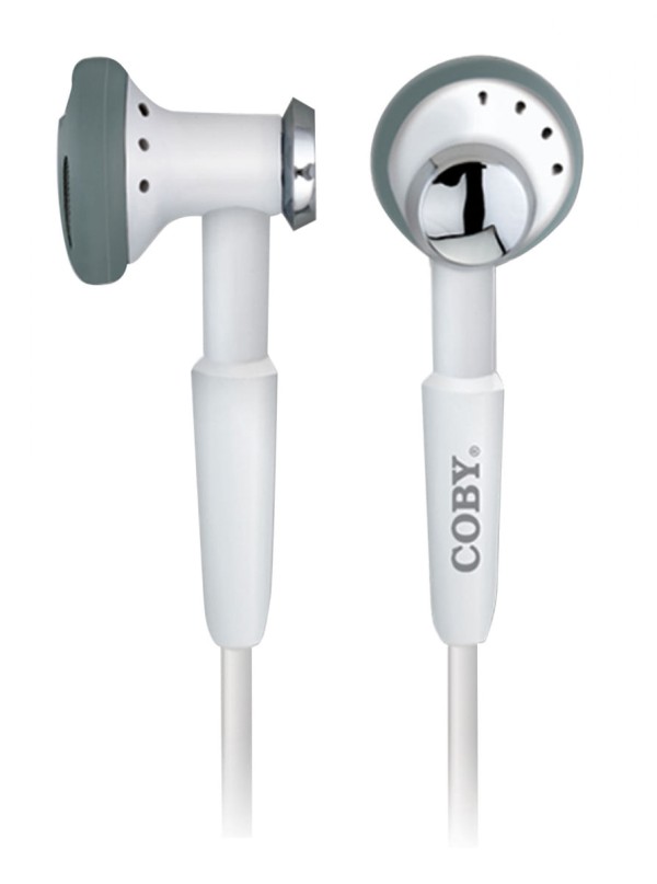 Fone de ouvido intra-auricular com suporte para pescoço e conector estéreo de 2,5mm Branca