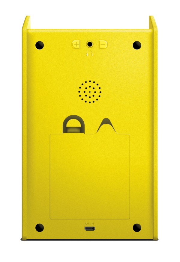 Encontraproduto.com.br - Cabine portátil retrô com Joystick Pac Man Micro Player Dreamgear DGUNL-3220 Amarela