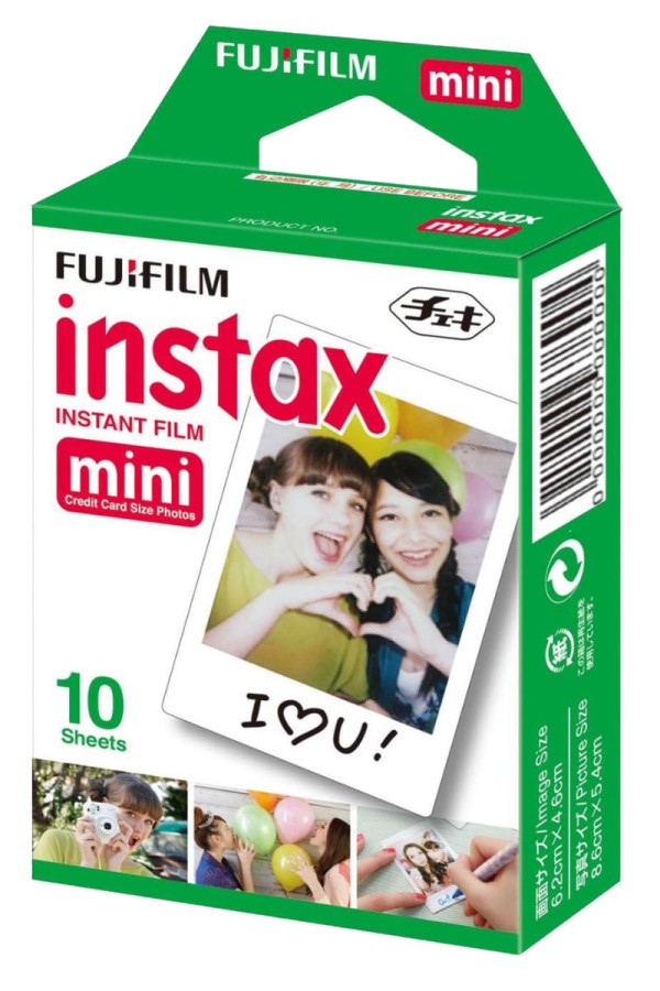 Encontraproduto.com.br - Câmera instantânea Fujifilm Instax Mini 11 Azul + Filme Instax com 10 poses