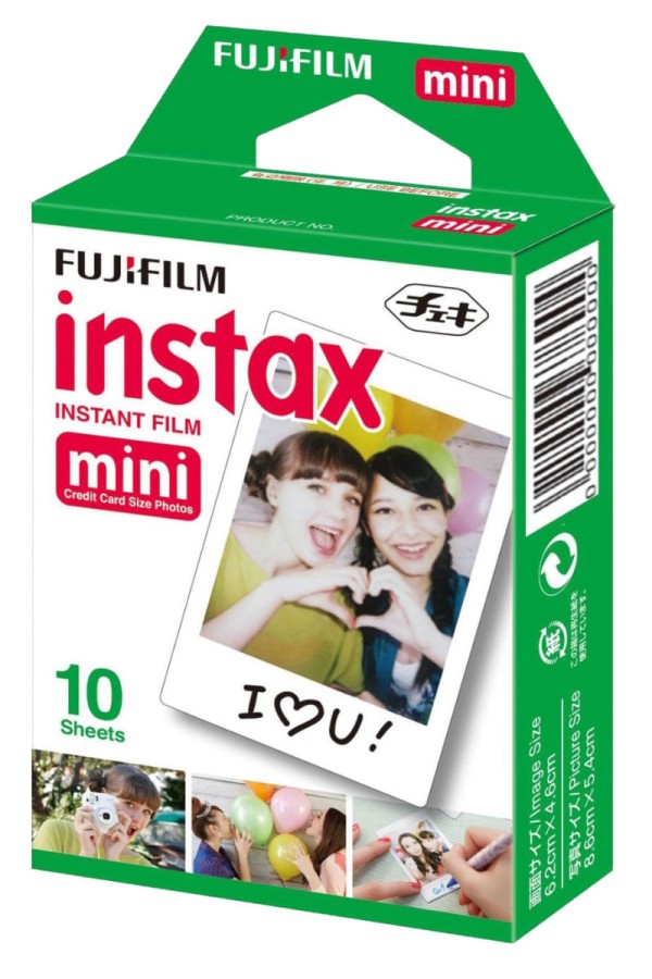 Encontraproduto.com.br - Câmera instantânea Fujifilm Instax Mini 11 Azul + Filme Instax com 10 poses