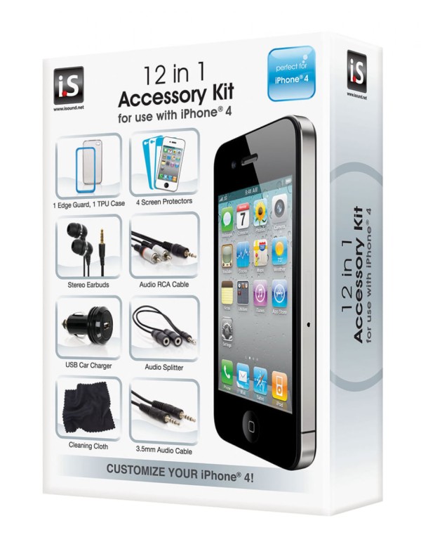 Encontraproduto.com.br - Conjunto de 12 acessórios para iPhone 4