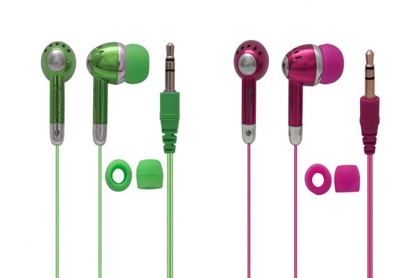 Fone de ouvido estéreo Attitudz em cores vibrantes Laranja