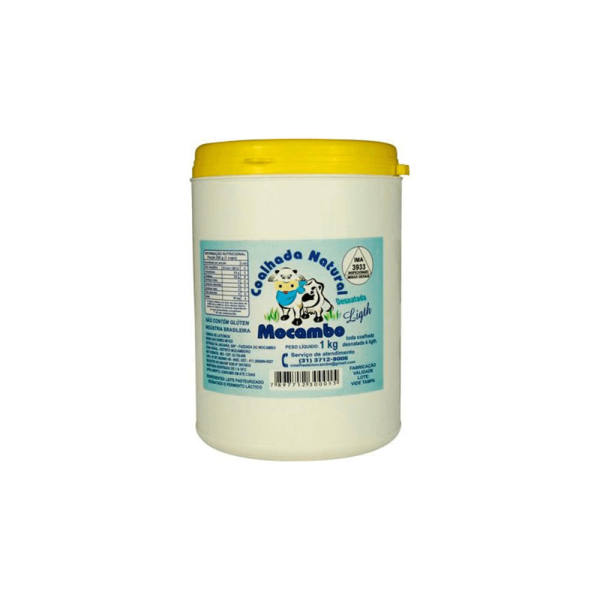 Coalhada Light Mocambo Pote 1 L