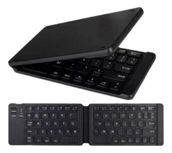 Encontraproduto.com.br - Mini Teclado Dobrável Bluetooth Kapbom Preto KA-690 (MP)
