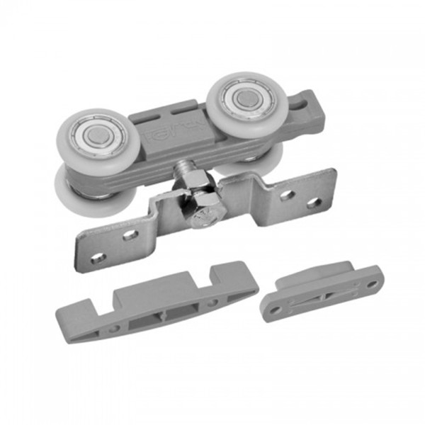 Encontraproduto.com.br - Sistema de Correr Duplo Suspenso para 01 Porta SD801 Até 80Kg