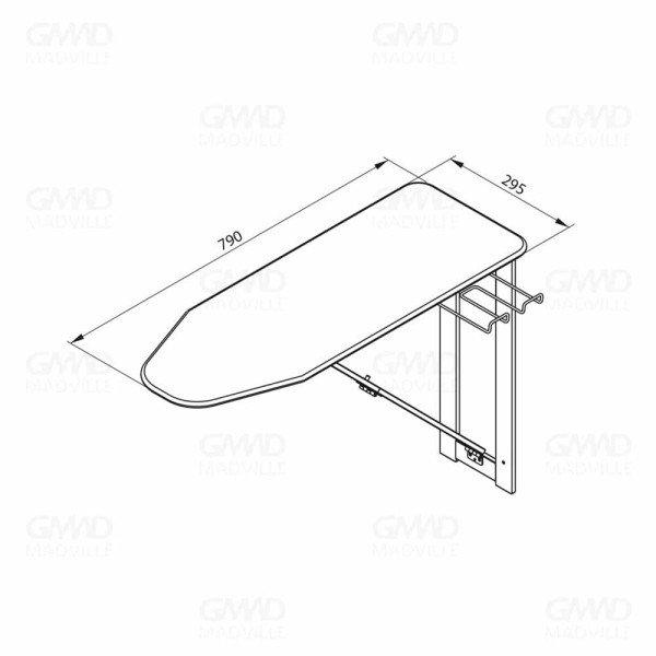 Encontraproduto.com.br - Tábua de Passar Articulada TP800 Cinza FGVTN