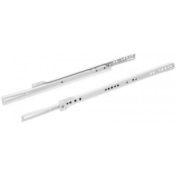 Corrediça Apoiada TTS 082 500mm (15Kg) Branca FGVTN