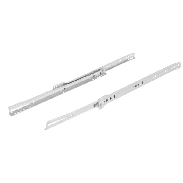 Corrediça Apoiada TTS 082 600mm (15Kg) Branca FGVTN