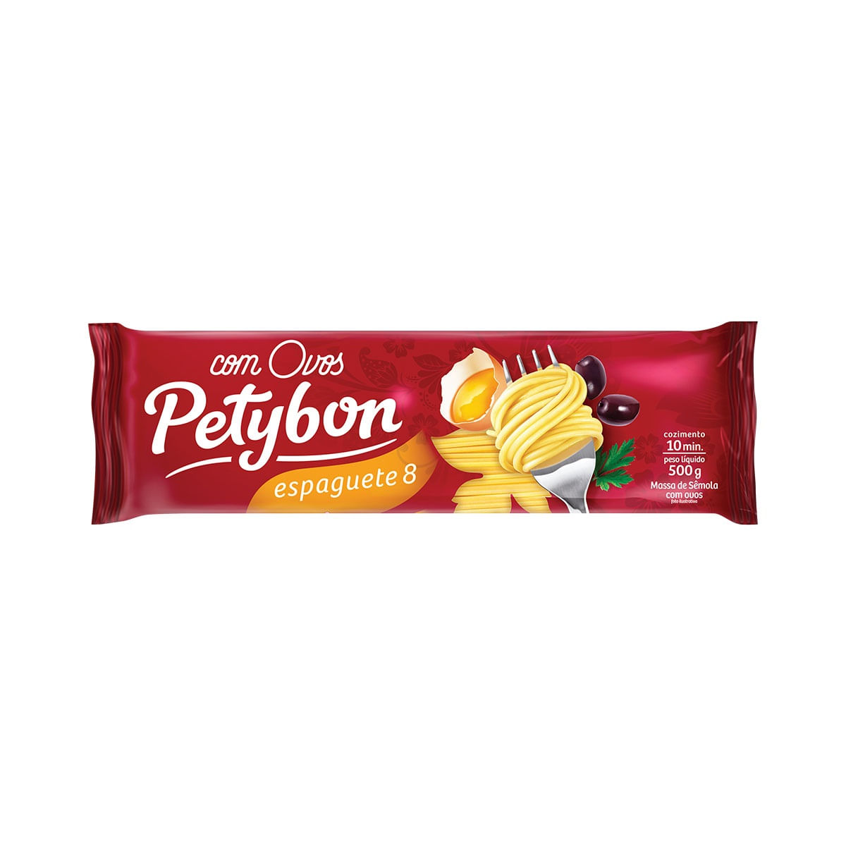 Encontraproduto.com.br - Macarrão com Ovos Petybon Espaguete Pacote com 500g