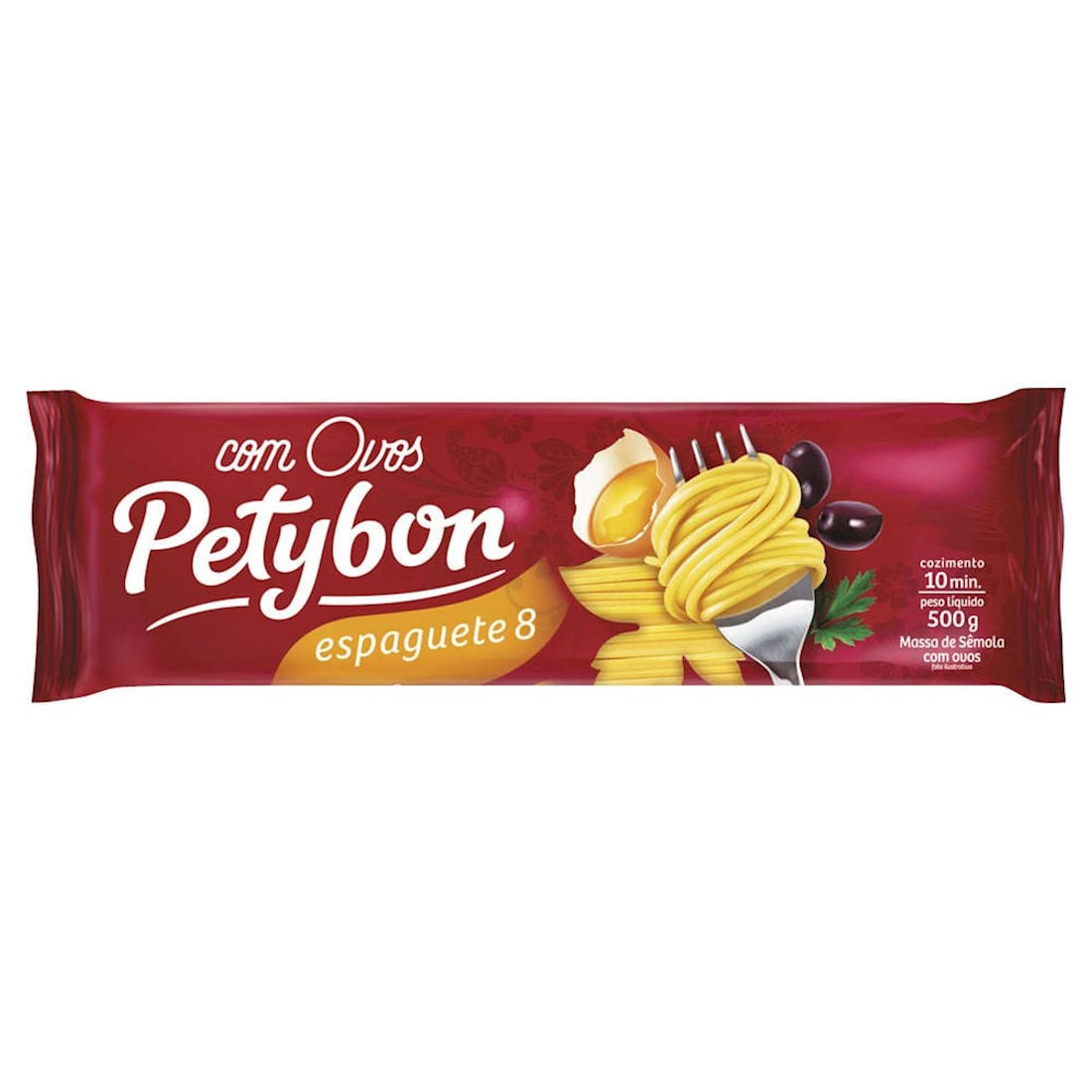 Encontraproduto.com.br - Macarrão com Ovos Petybon Espaguete Pacote com 500g