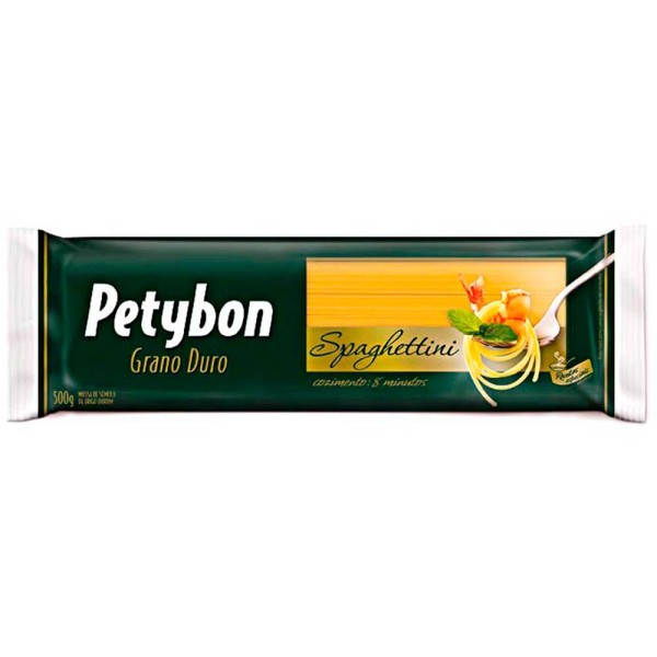 Encontraproduto.com.br - Macarrão Grano Duro Petybon Spaghetti Pacote com 500g