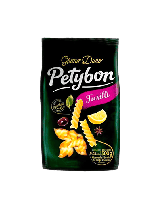 Encontraproduto.com.br - Macarrão Grano Duro Petybon Fusilli Pacote com 500g