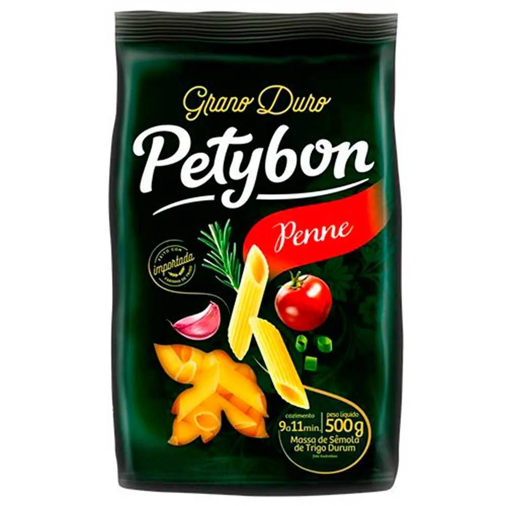Encontraproduto.com.br - Macarrão Grano Duro Petybon Penne Pacote com 500g