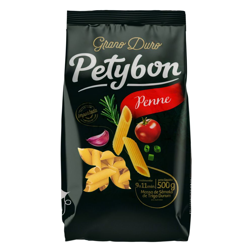 Encontraproduto.com.br - Macarrão Grano Duro Petybon Penne Pacote com 500g