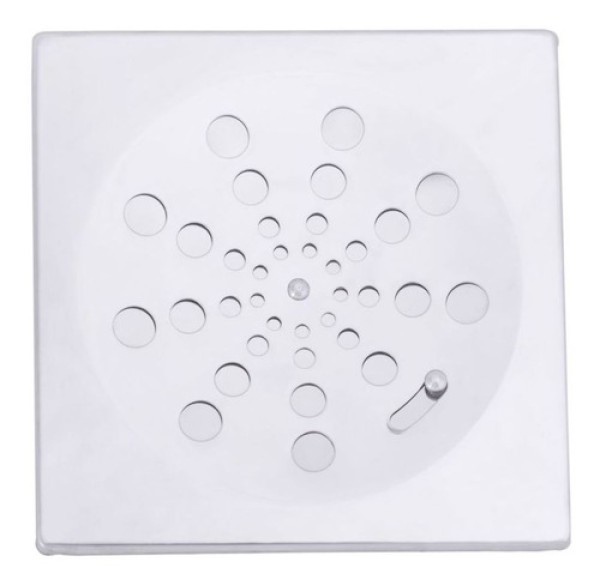 Encontraproduto.com.br - Ralo Quadrado de Aço Inox Stamplas Fecho sem Caixilho 15CM