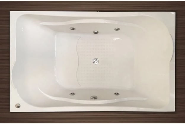 Banheira com Hidromassagem Ancona Cril 170x110cm Aquaplás