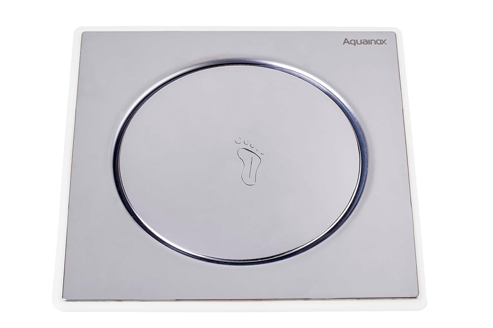 Encontraproduto.com.br - Ralo Quadrado de Aço Inox Stamplas Click Inteligente 10CM