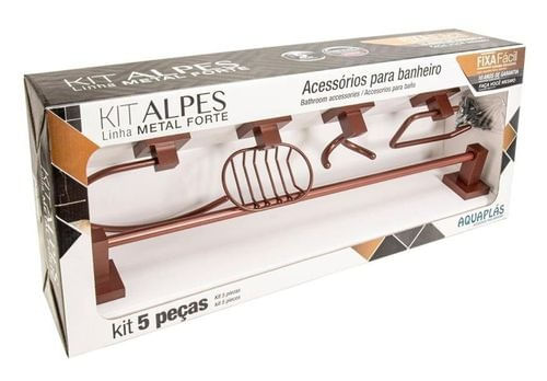 Kit Alpes 5 Peças Cobre Aquaplás