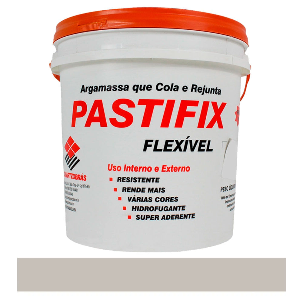 Argamassa Pastifix Inox Cinza Grey Balde 5kg