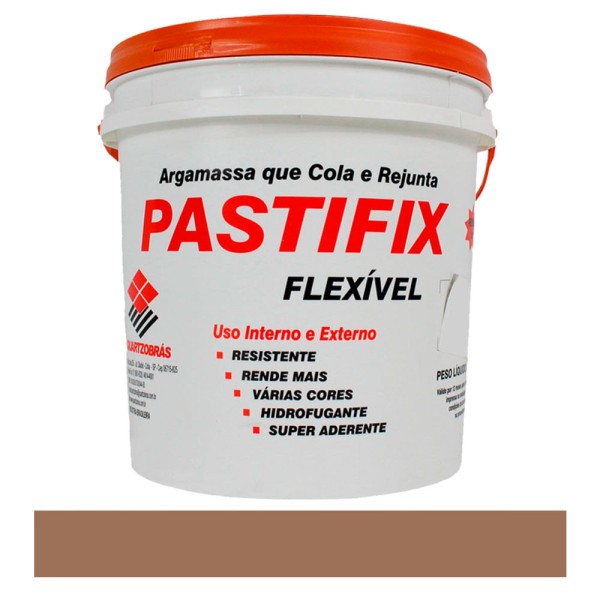 Encontraproduto.com.br - Argamassa Pastifix Inox Bronze Balde 5kg