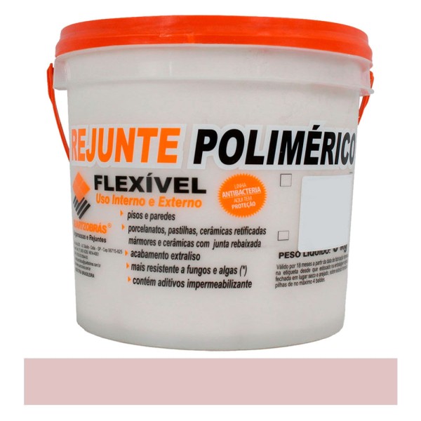 Rejunte Polimérico Salmao Balde 3kg