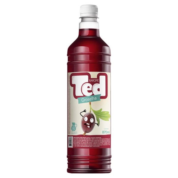 Encontraproduto.com.br - Xarope Ninon Tedy 870 Ml Groselha