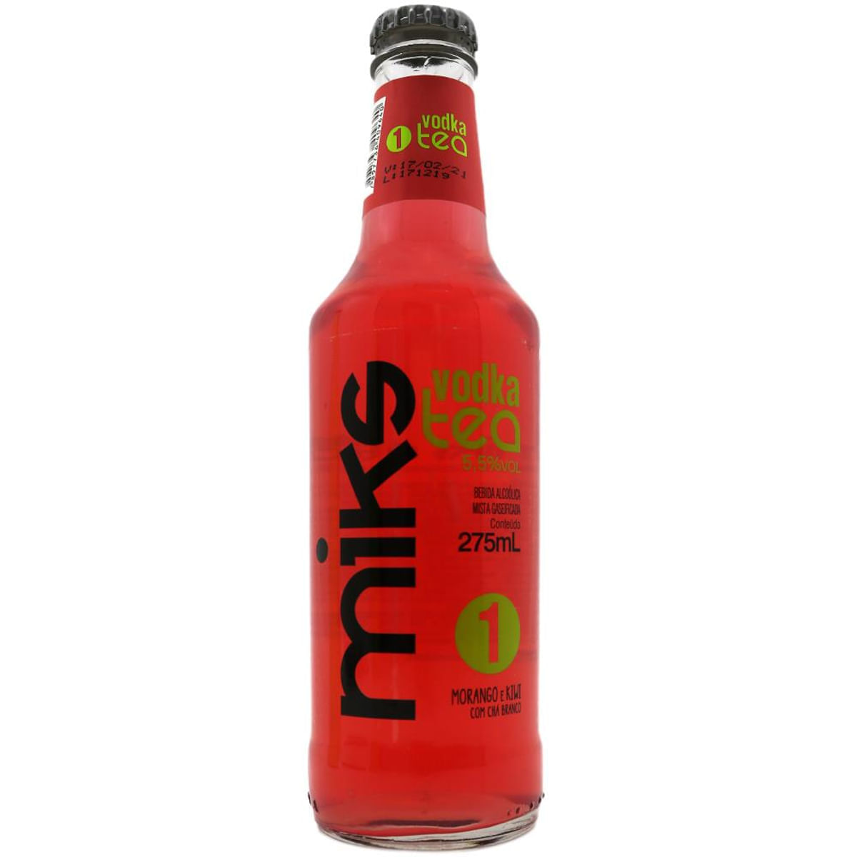 Encontraproduto.com.br - Ice Miks Tea 275 Ml Morango/Kiwi Chá Vermelho