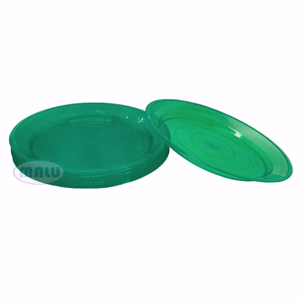 Prato Cristal Verde 15cm c/10 - Catgil