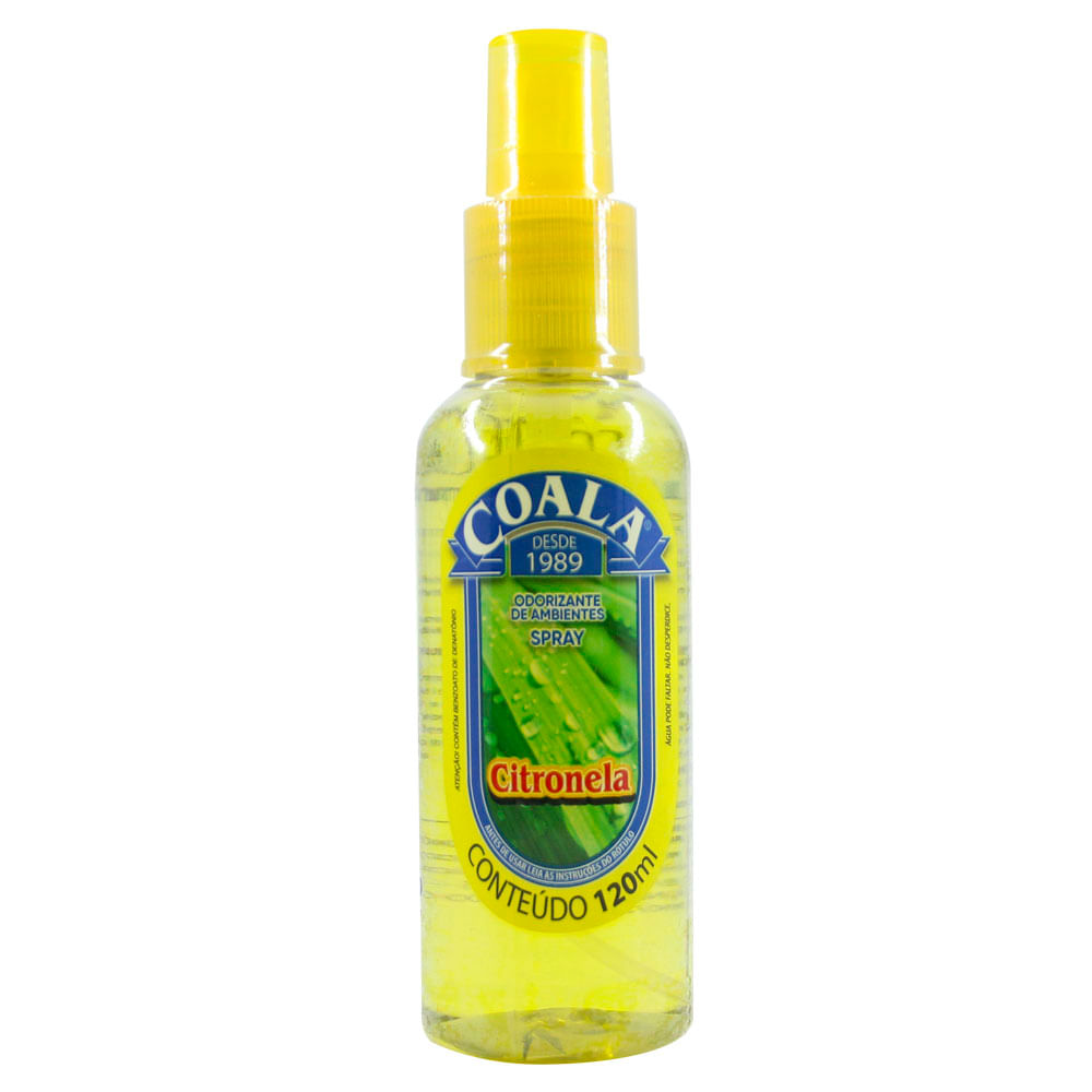 Encontraproduto.com.br - Odorizador de Ambiente Spray Citronela Coala Frasco 120ml