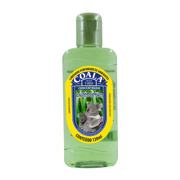 Encontraproduto.com.br - Limpador Perfumado Coala Capim e limão Frasco com 120ml