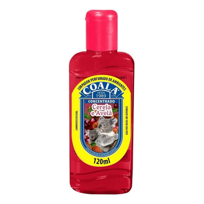 Encontraproduto.com.br - Limpador Perfumado Concentrado Coala Cereja e Avelã Frasco com 120ml