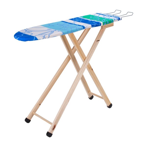 Encontraproduto.com.br - Tábua de Passar Roupa Tramontina Mesa de Passar Dobrável Classsic 91750/140 Madeira Azul