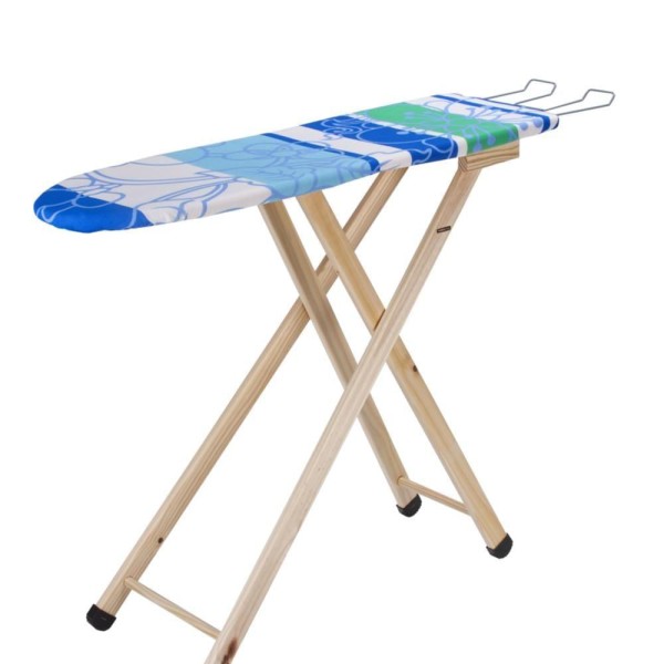 Encontraproduto.com.br - Tábua de Passar Roupa Tramontina Mesa de Passar Dobrável Classsic 91750/140 Madeira Azul