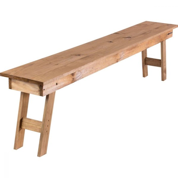 Encontraproduto.com.br - Banco Dobrável Naturalle Rústico 200 x 30 cm Tramontina
