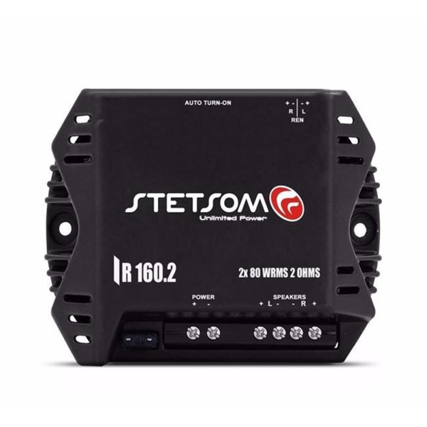 Encontraproduto.com.br - Módulo Amplificador Stetsom Iron Line IR160.2 160W RMS 2 Ohms 2 Canais Digital