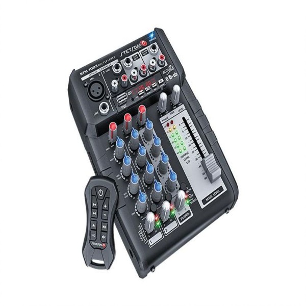 Encontraproduto.com.br - Mesa De Som Automotivo 3 Canais 12v Stm1003 - Stetsom