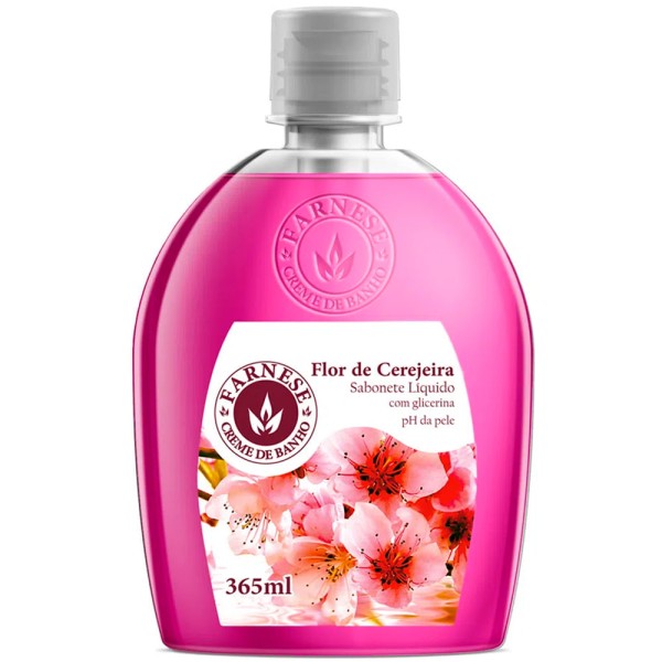Encontraproduto.com.br - Sabonete Líquido Farnese Flor de Cerejeira Frasco com 365ml