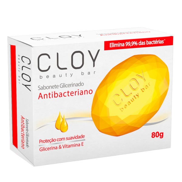Encontraproduto.com.br - Sabonete em Barra Cloy Beauty Glicerinado Antibacteriano