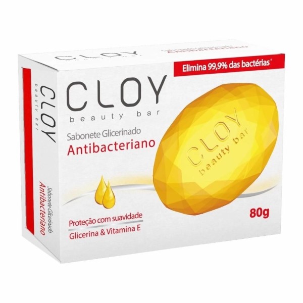Encontraproduto.com.br - Sabonete em Barra Cloy Beauty Glicerinado Antibacteriano