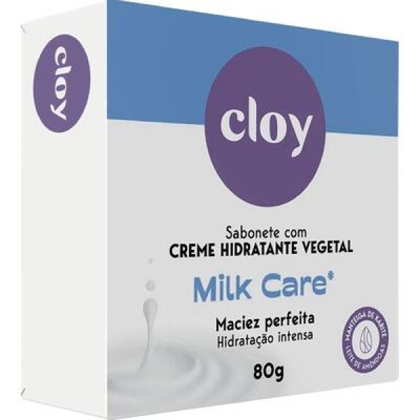 Sabonete Cloy Milk Care Unidade com 80g