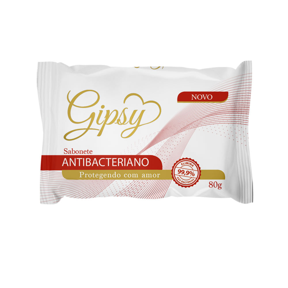 Sabonete Em Barra Gipsy Antibacteriano 80g