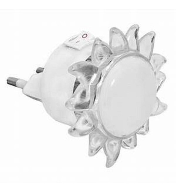 Luz noturna Sol 127V 0,3W branca Bronzearte