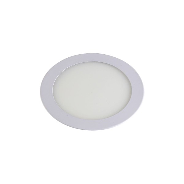 Encontraproduto.com.br - Painel de LED Embutir Slim 6W 12cm 410 Lúmens Luz Amarela