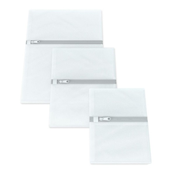 Encontraproduto.com.br - Kit 3 Sacos para Lavar Roupa P M G Flash Limp 7696