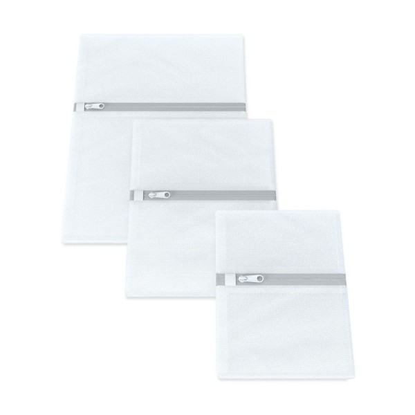 Encontraproduto.com.br - Kit 3 Sacos para Lavar Roupa P M G Flash Limp 7696