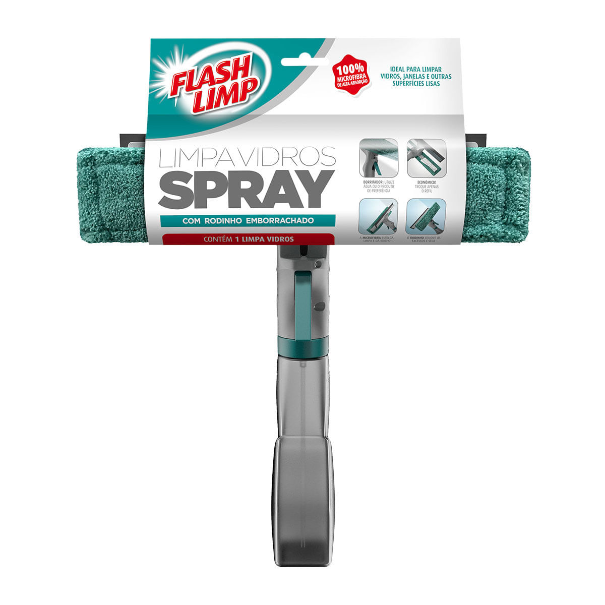 Encontraproduto.com.br - Spray Limpa Vidros Flashlimp