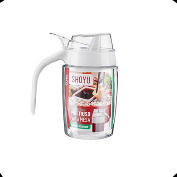 Encontraproduto.com.br - Jarra Vidro Euro 300ml Com Dosador Multiuso