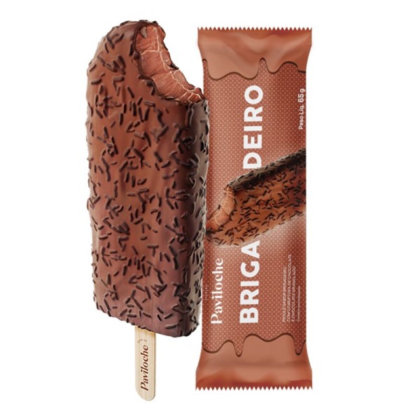 Picolé Brigadeiro Paviloche 65g