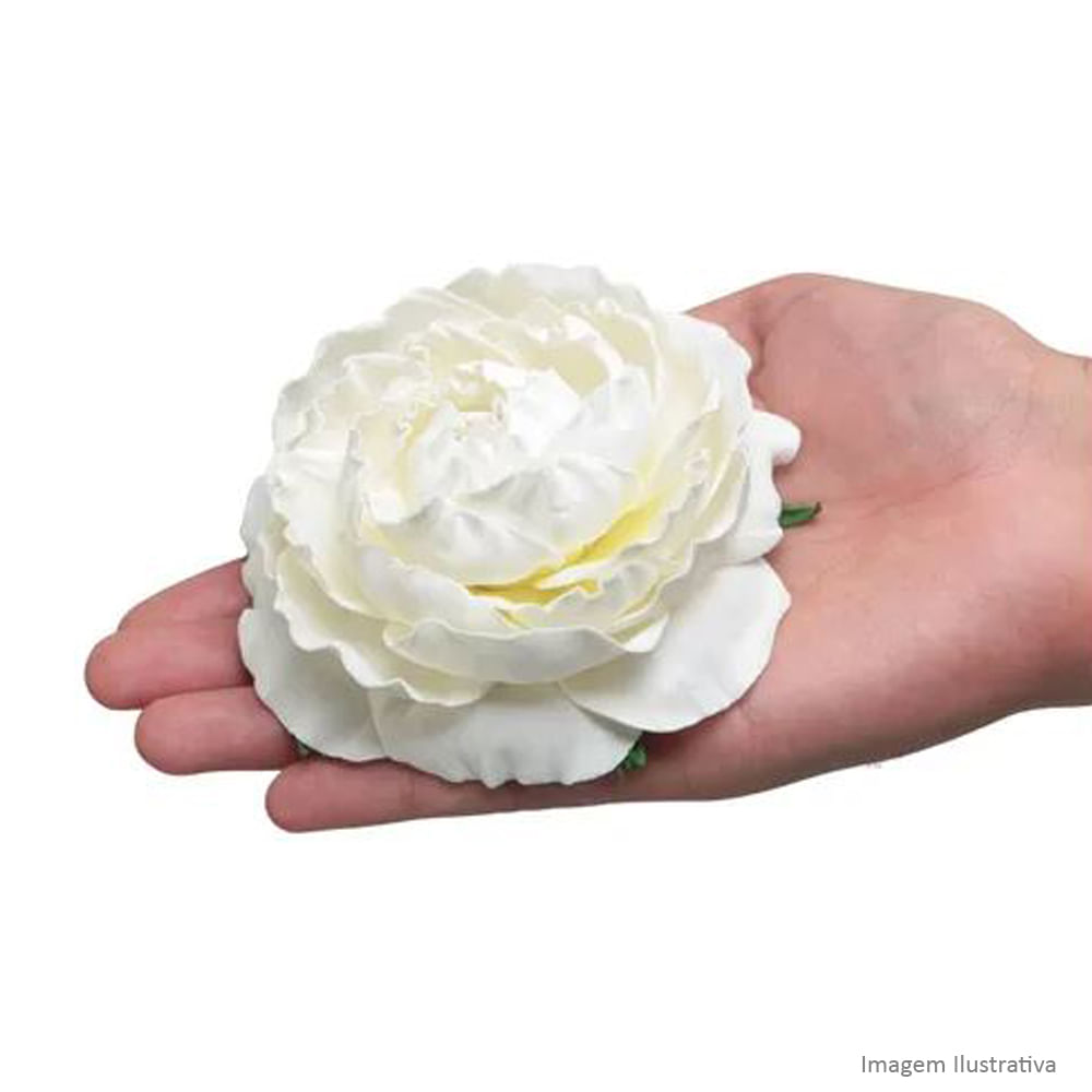 Encontraproduto.com.br - Placa de EVA Foamiran Para Flores Make+ 30 x 35 cm Branco - 6100