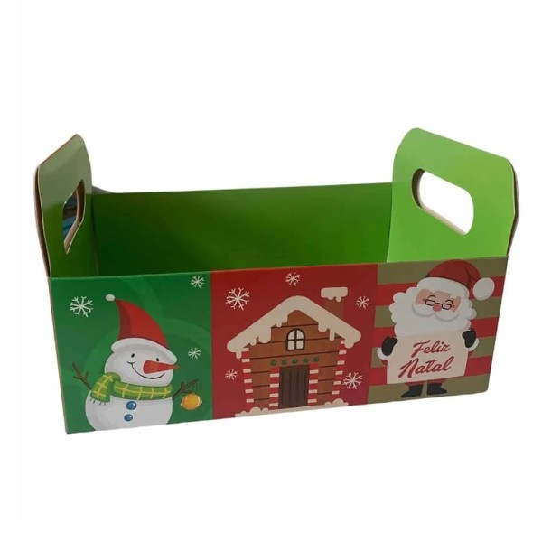 Carber Caixote De Cartao Dia De Natal M
